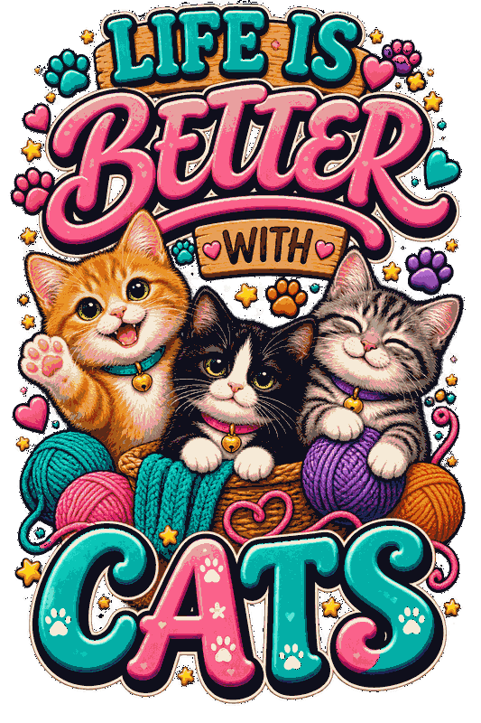 Life Is Better With Cats