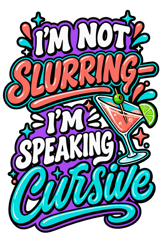 I’m Not Slurring • I’m Speaking Cursive