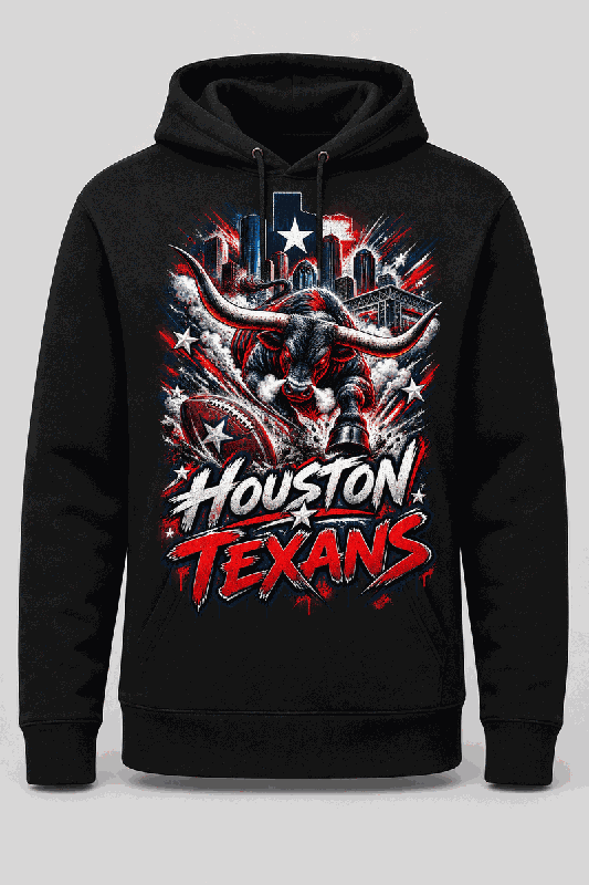 Houston Texans Graffiti Football Hoodie full preview