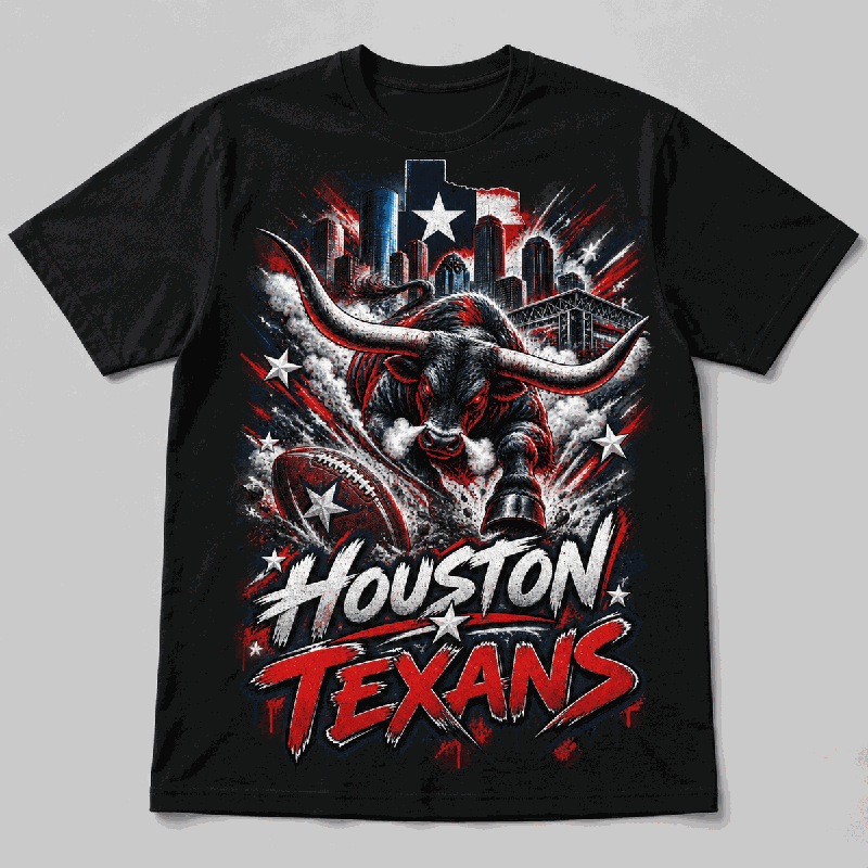 Houston Texans Graffiti Football Shirt full preview