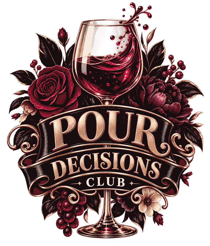Pour Decisions Club Koozie DTF