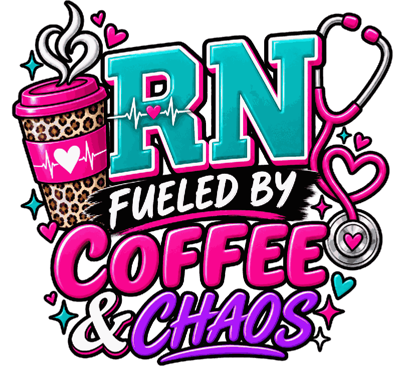 RN Fueled by Coffee & Chaos Hip