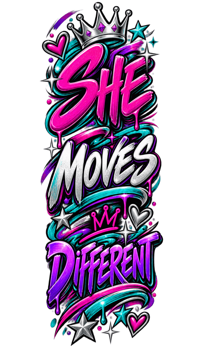 She Moves Different Vertical-Leg
